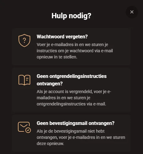 LegionBet-inlogproblemen